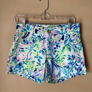 Lilly Pulitzer Women’s Callahan Resort White Shell Beach Shorts